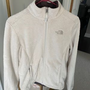 North face white fleece